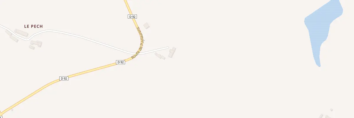 Plan du 4 Che du Colombié à Aguts