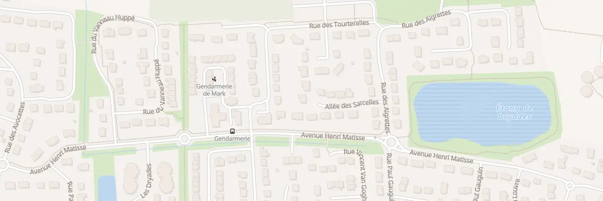 Plan du 102 All des Sarcelles à Marck
