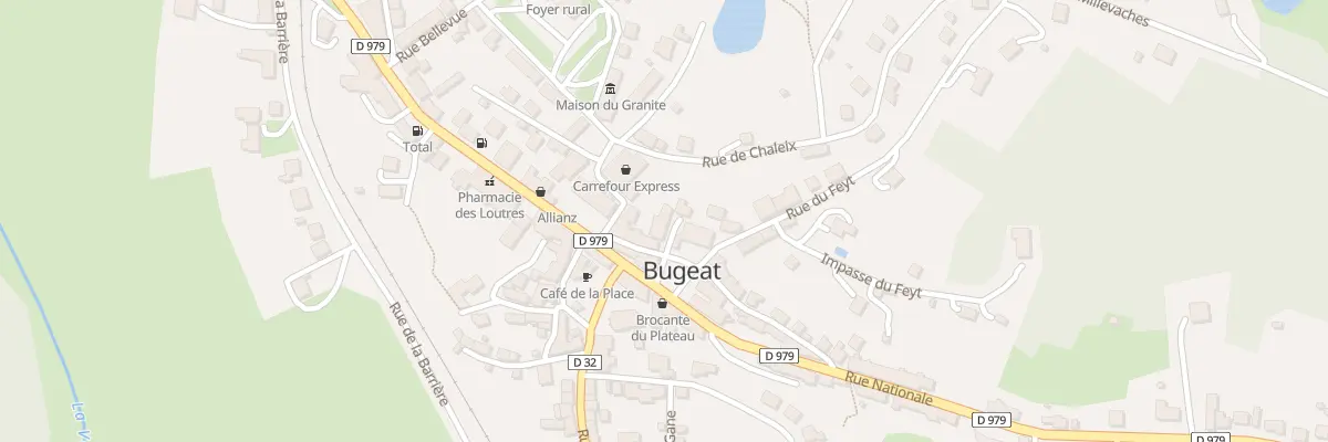 Plan du 7 Pl de la Republique à Bugeat