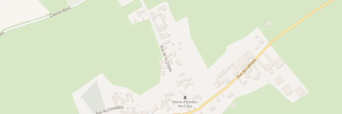 Plan du 12 Rue de la Croisie à Estrées-lès-Crécy