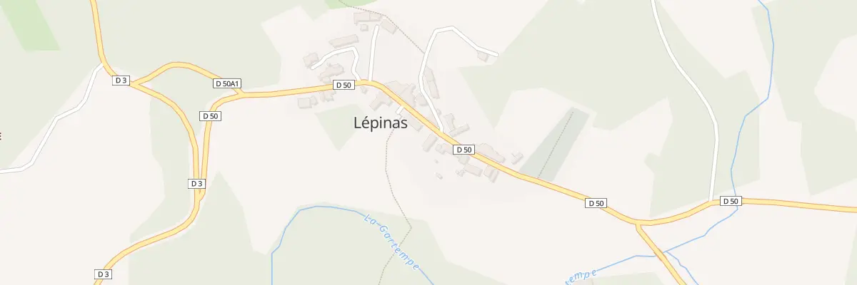 Plan du 5002 Le Bourg à Lépinas