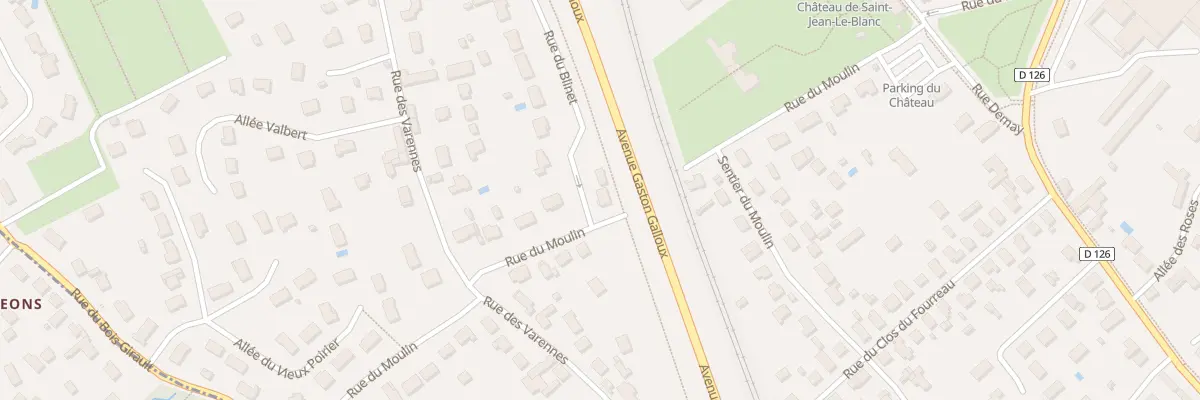 Plan du 52 Rue du Moulin à Saint-Jean-le-Blanc