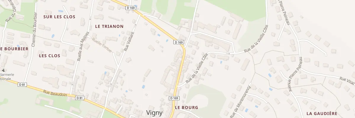 Plan du 37 Rue du General Leclerc à Vigny