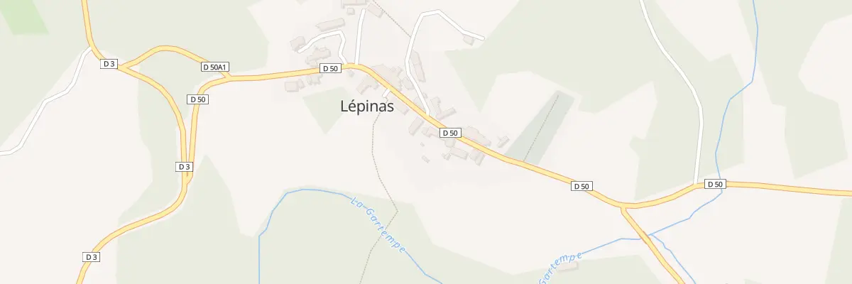Plan du 5021 Le Bourg à Lépinas