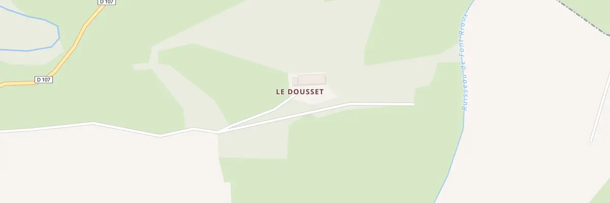 Plan du 5000 Le Dousset à Léran
