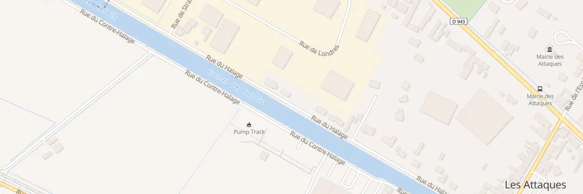 Plan du 301 Rue du Halage aux Attaques