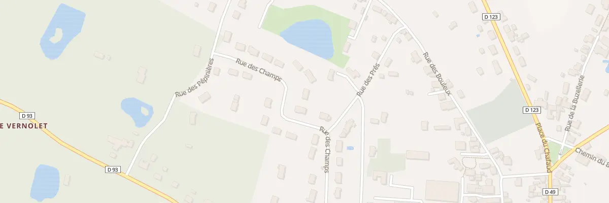 Plan du 25 Rue des Champs à Saint-Viâtre