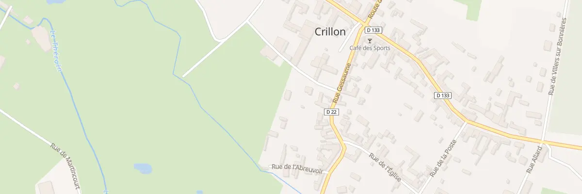 Plan du 3 Rle Merdanson à Crillon