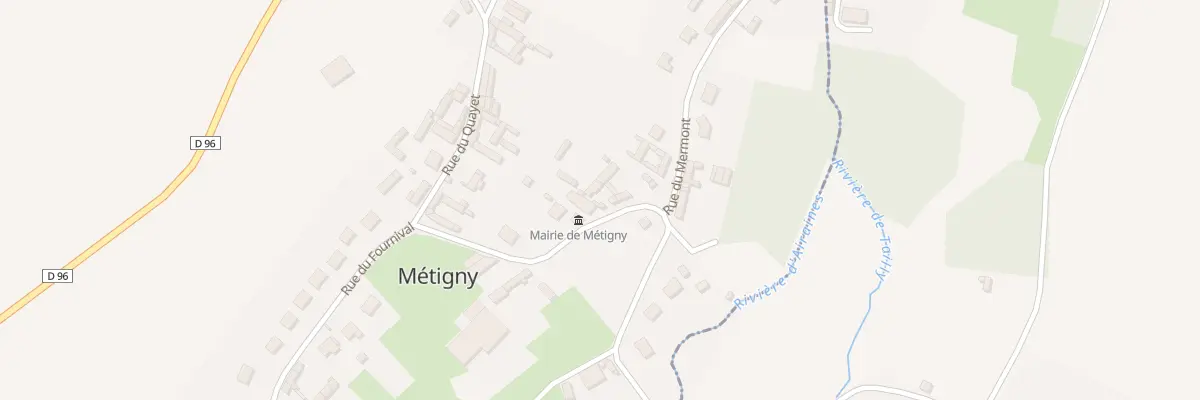 Plan du 5002 Le Village à Métigny
