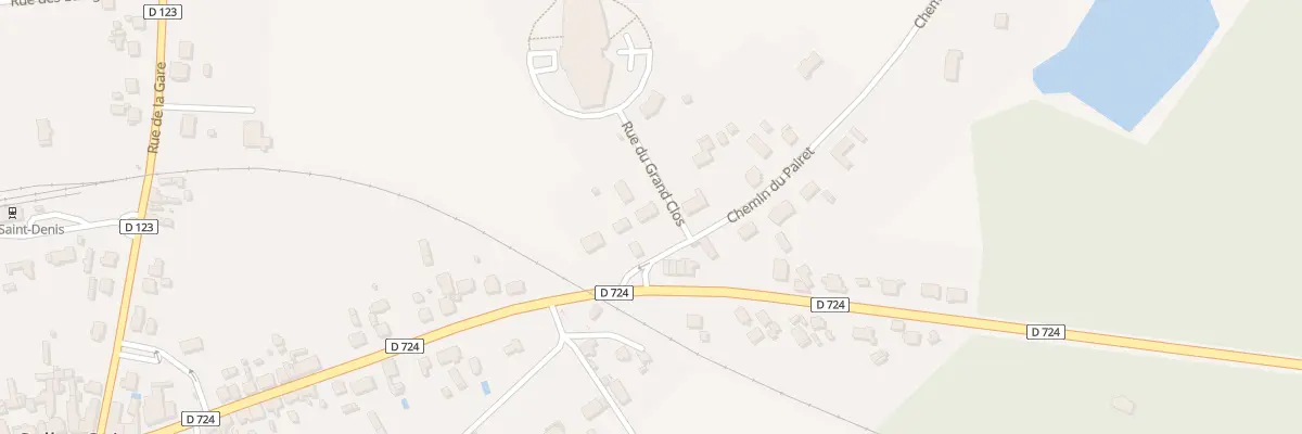 Plan du 1 Rue du Grand Clos à Selles-Saint-Denis