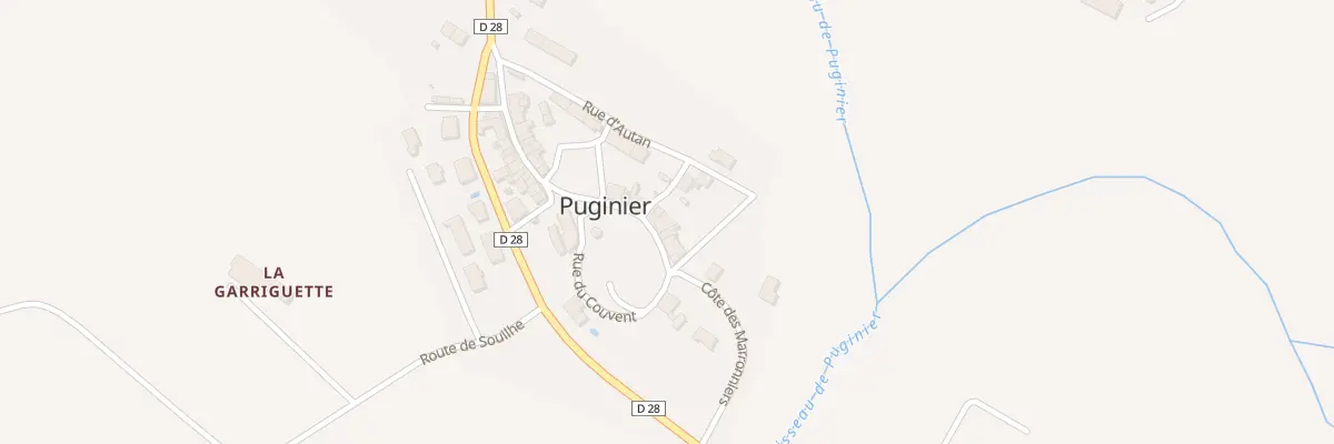 Plan du 14 Le Village à Puginier