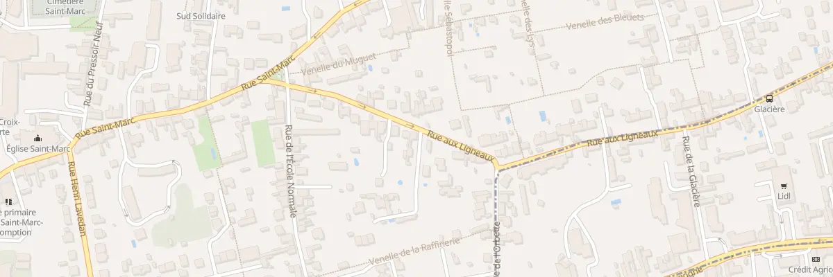Plan du 16 Rue aux Ligneaux à Orléans