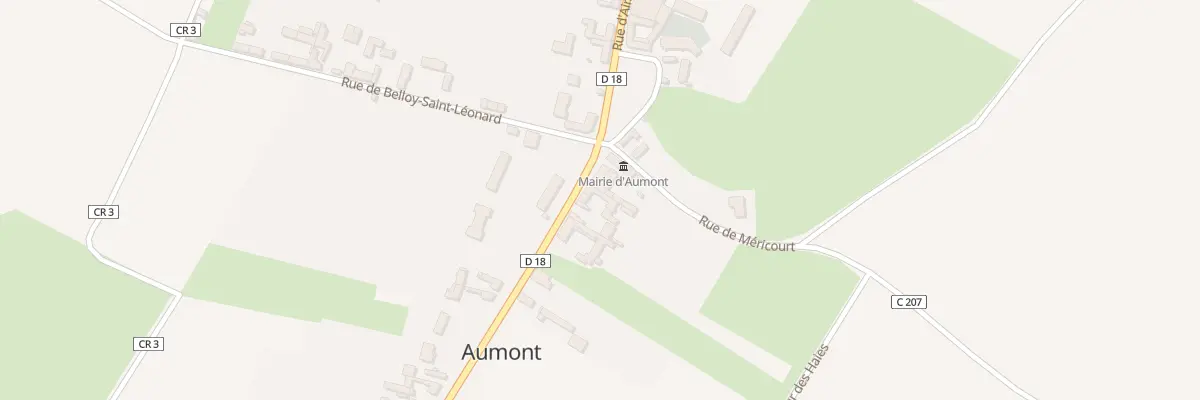 Plan du 5 Rue d’Hornoy à Aumont