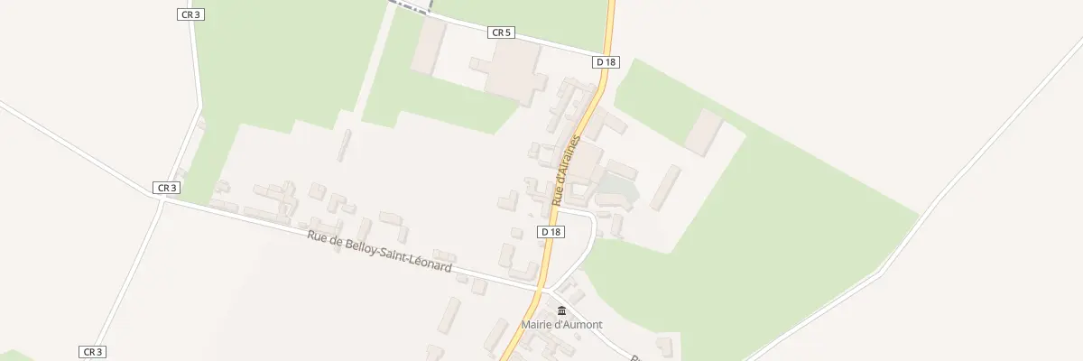 Plan du 7 Rue d’Airaines à Aumont