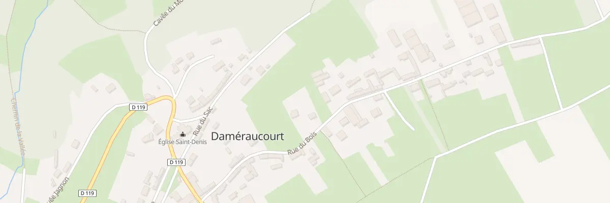 Plan du 5 Rue du Bois à Daméraucourt