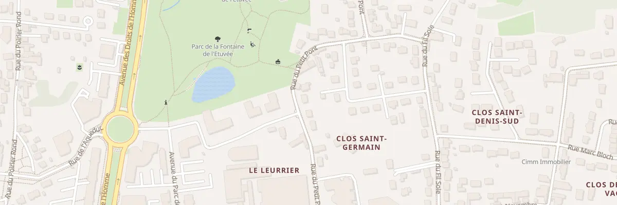 Plan du 74Q Rue du Petit Pont à Orléans