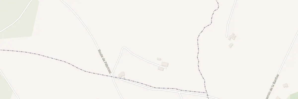 Plan du 3605 Rte de Pebrines à Graulhet
