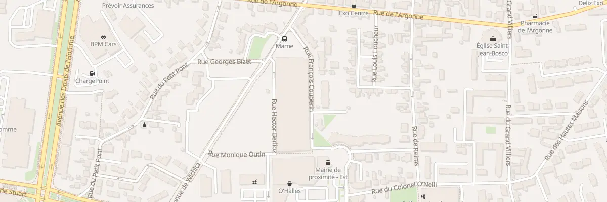 Plan du 11 Rue François Couperin à Orléans
