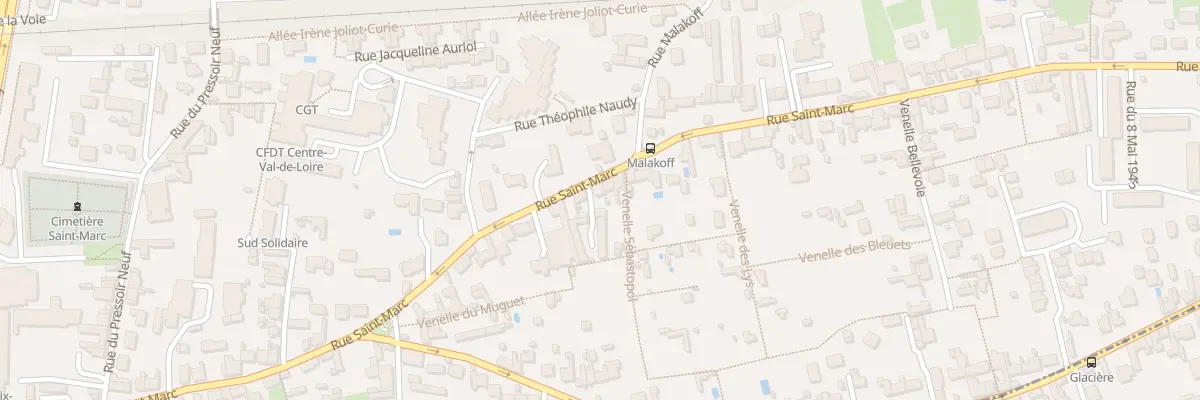Plan du 76B Rue St Marc à Orléans