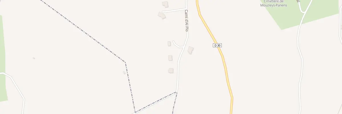Plan du 16 Che Cami d’Al Plo à Mouzieys-Panens