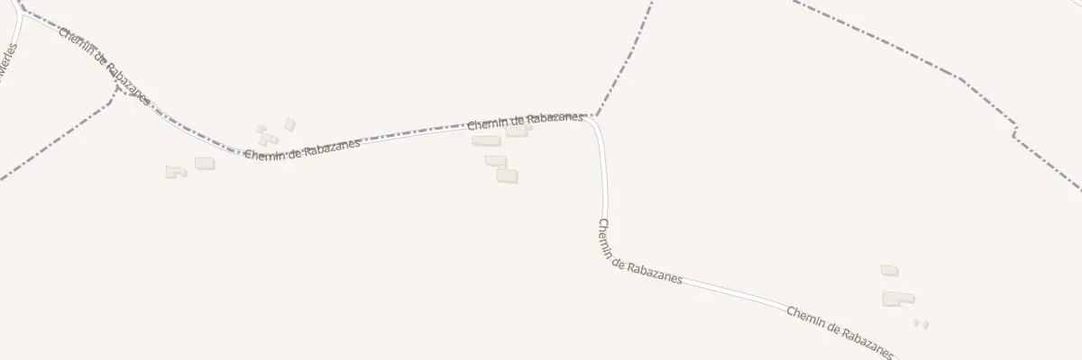 Plan du 1 Che de Rabazanes à Péchaudier