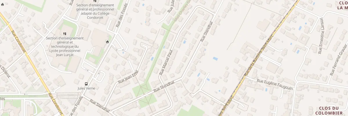 Plan du 8 Rue Marcel Paul à Fleury-les-Aubrais