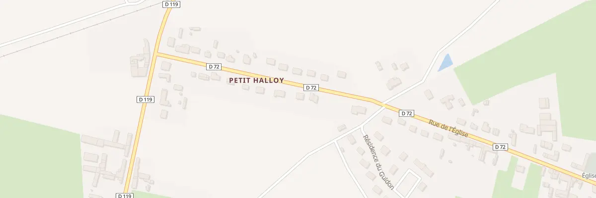 Plan du 14 Rue du Guidon (Petit Halloy ) à Halloy