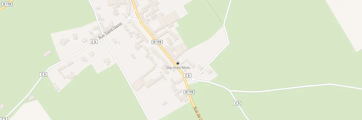 Plan du 25 Rue de Grandvillers à Daméraucourt