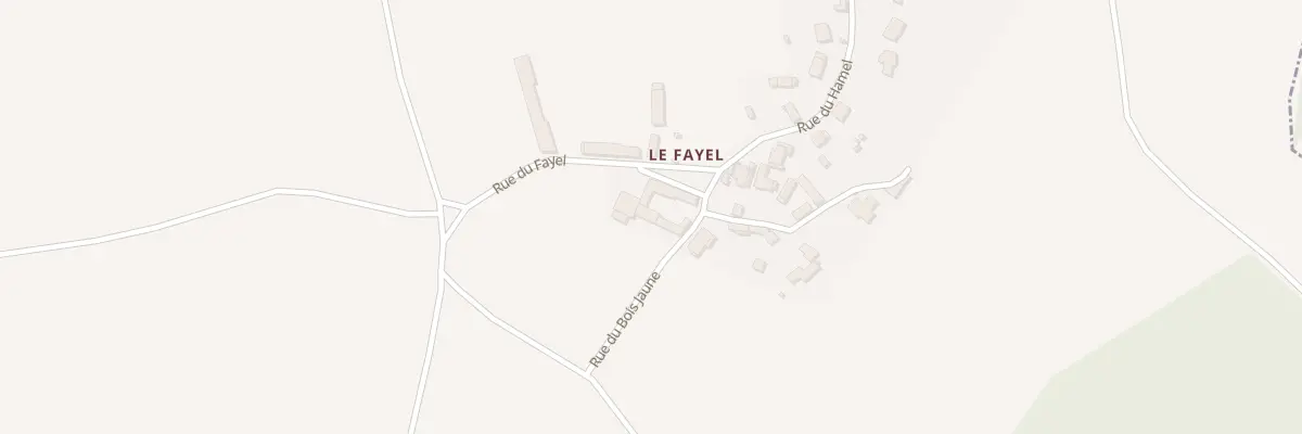 Plan du 1T Rue du Bois Jaune à La Corne-en-Vexin