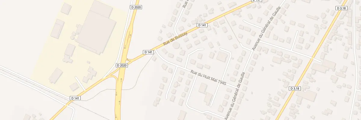 Plan du 12 Rue du Huit Mai 1945 à Toury