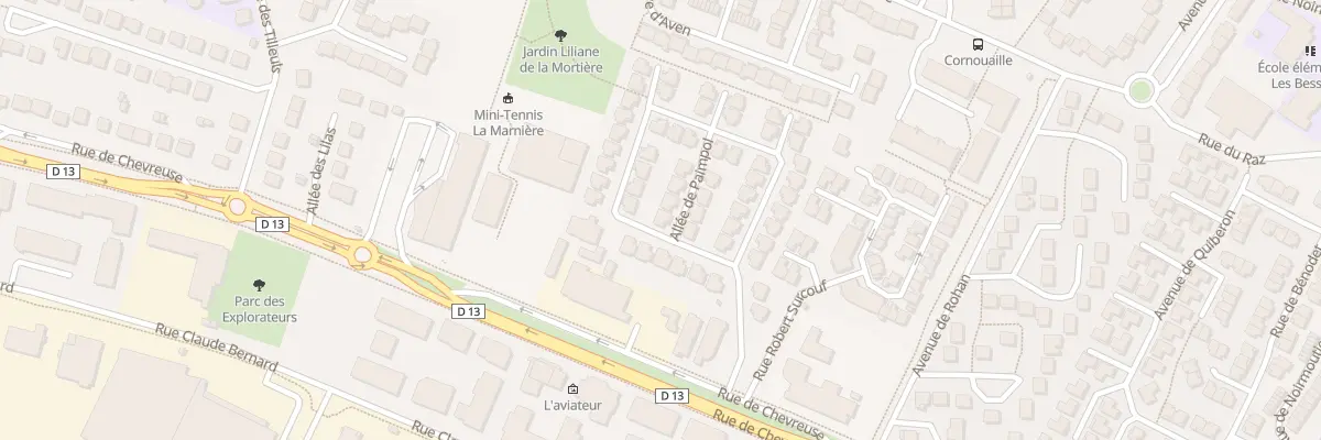 Plan du 1 All de Paimpol à Maurepas