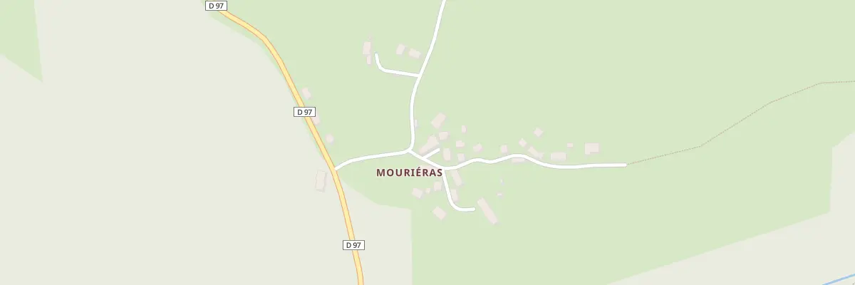 Plan du 5361 Mourieras à Bugeat