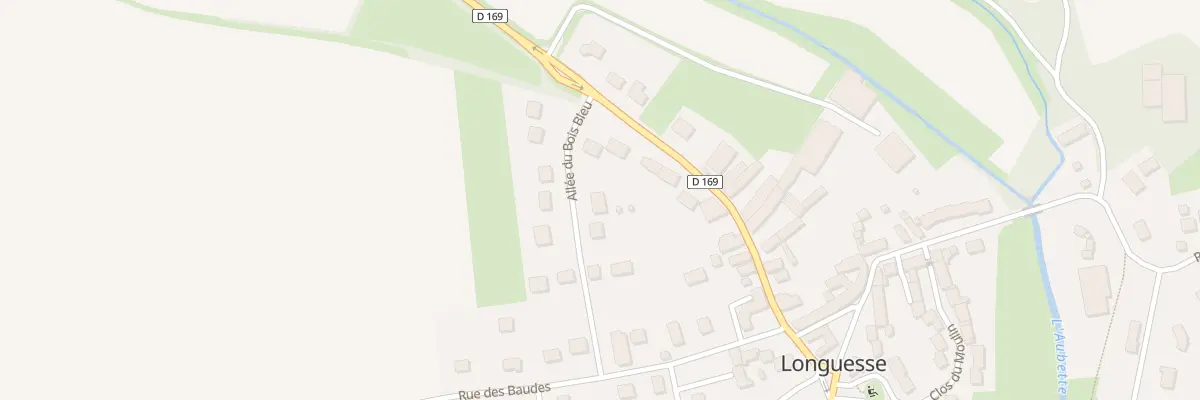 Plan du 5 All du Bois Bleu à Longuesse