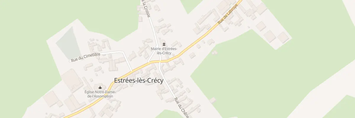 Plan du 5151 Rue de Labroye à Estrées-lès-Crécy