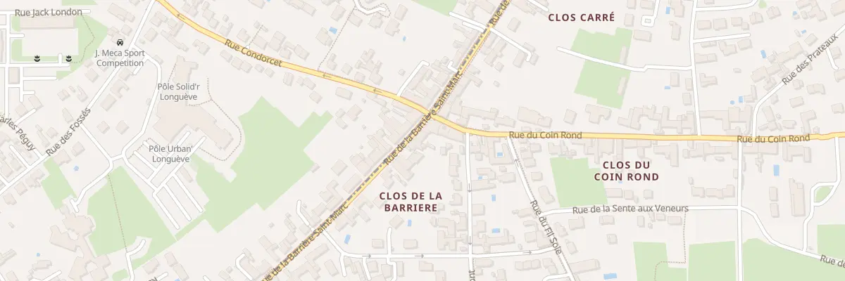 Plan du 110B Rue La Barriere St Marc à Orléans