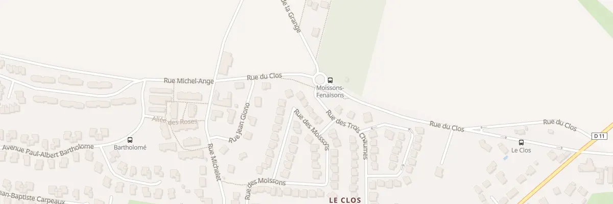 Plan du 56 Rue des Moissons à Plaisir
