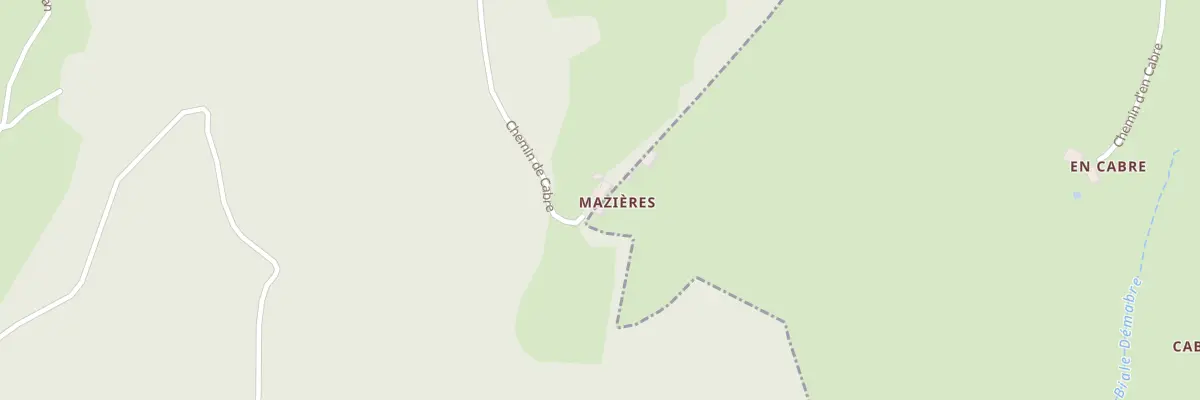 Plan du 766 Che de Cabre à Teyssieu