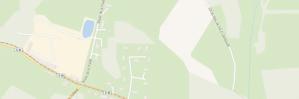 Plan du 5856F Les Bartes des Bormes à Reyrevignes