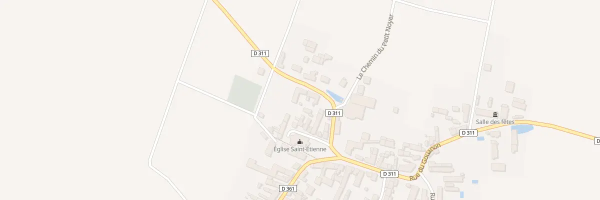 Plan du 3 Rte de Janville à Tivernon
