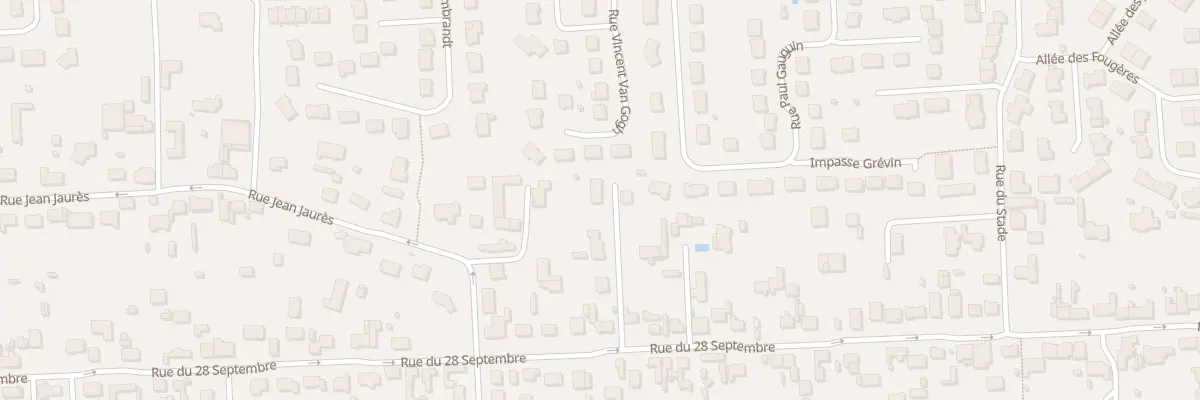 Plan du 1842 Rue du 28 Septembre à Marck