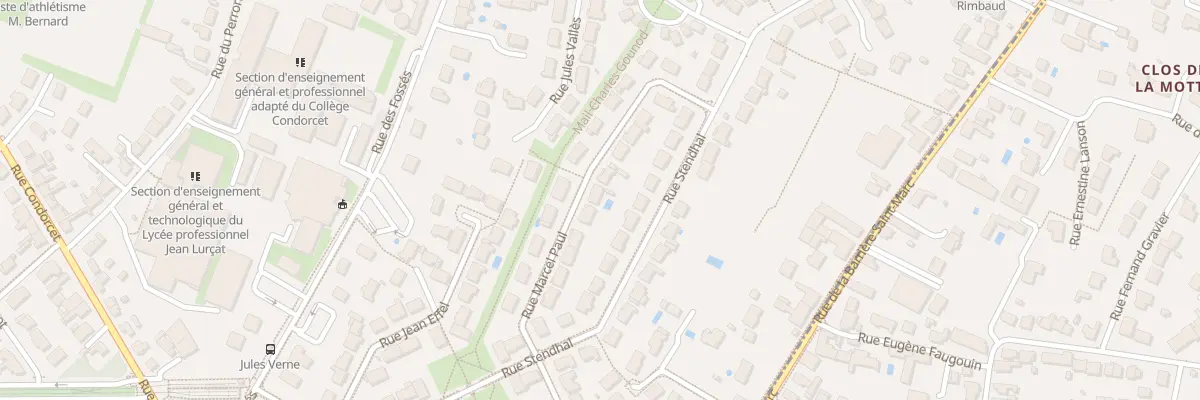 Plan du 14 Rue Marcel Paul à Fleury-les-Aubrais