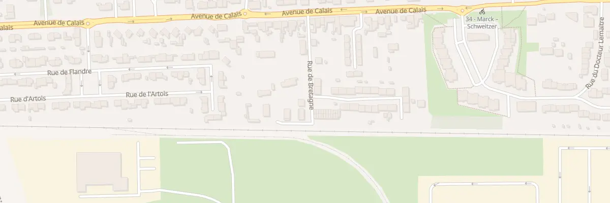 Plan du 124 Rue de Bretagne à Marck