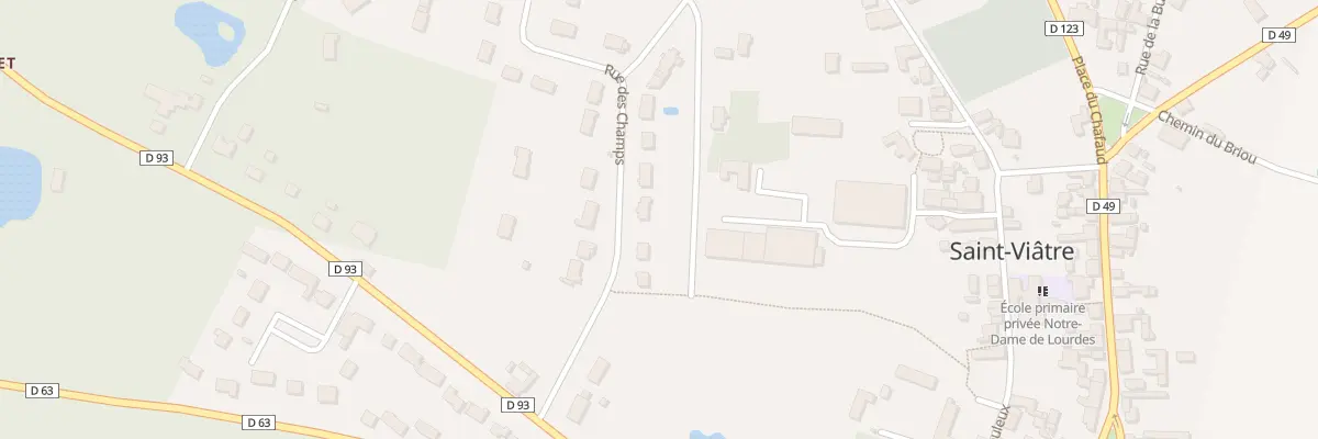 Plan du 11 Rue des Champs à Saint-Viâtre