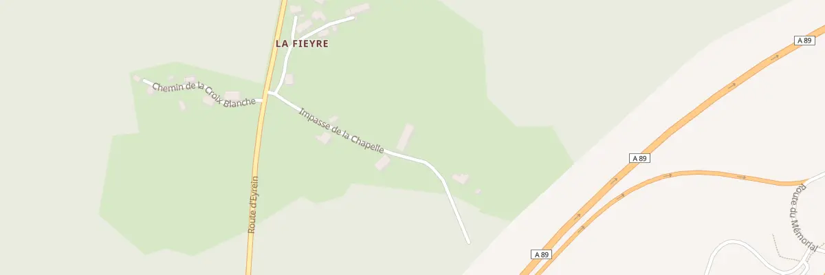 Plan du 5078 La Fieyre à Vitrac-sur-Montane