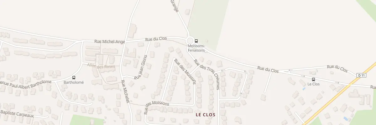 Plan du 52 Rue des Moissons à Plaisir