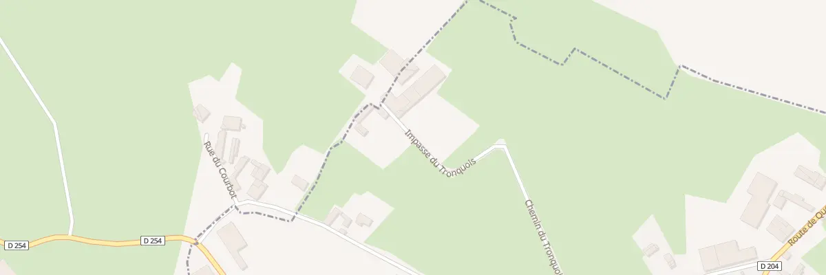 Plan du 21 Imp du Tronquois à Lottinghen