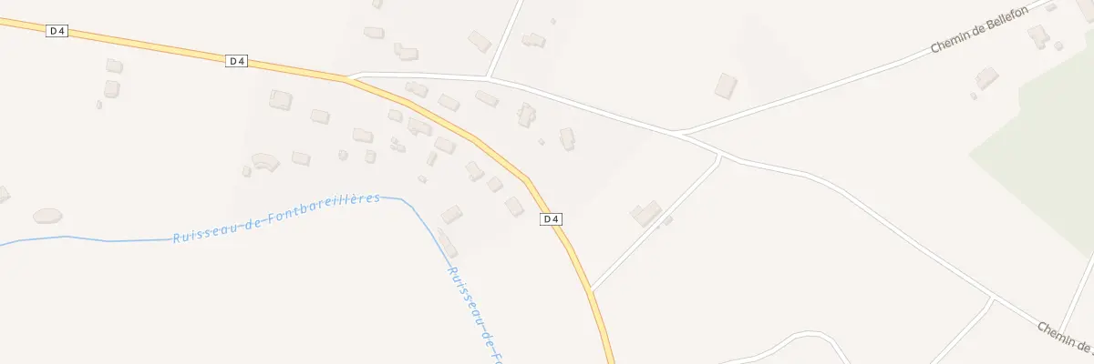Plan du 230 Che de Bellefon à Brens