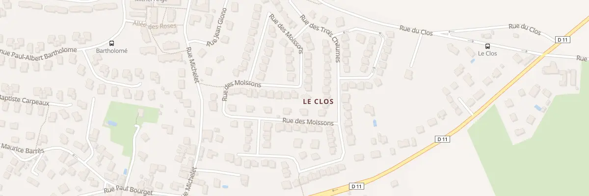 Plan du 30 Rue des Moissons à Plaisir