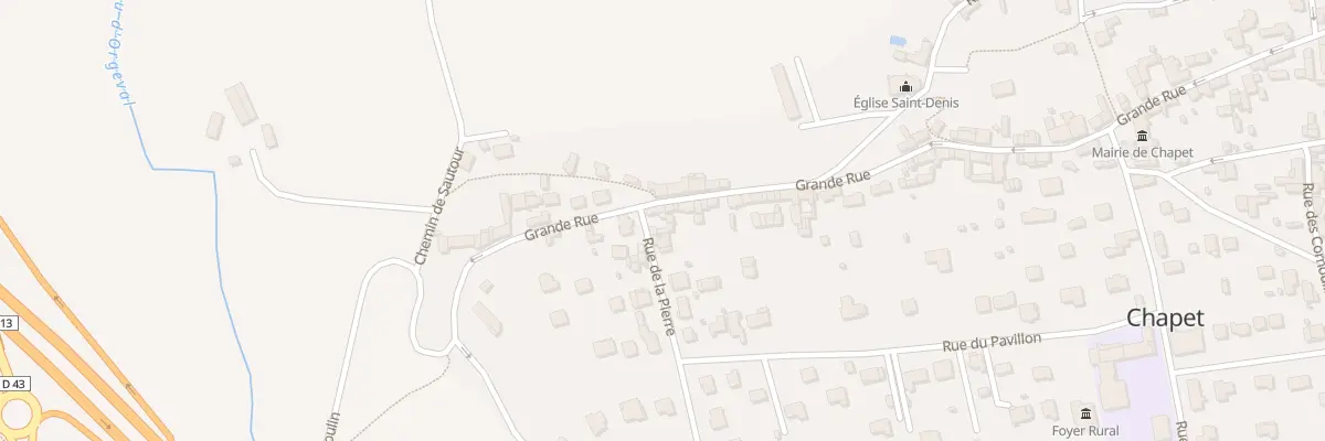 Plan du 2 Rue de la Pierre à Chapet