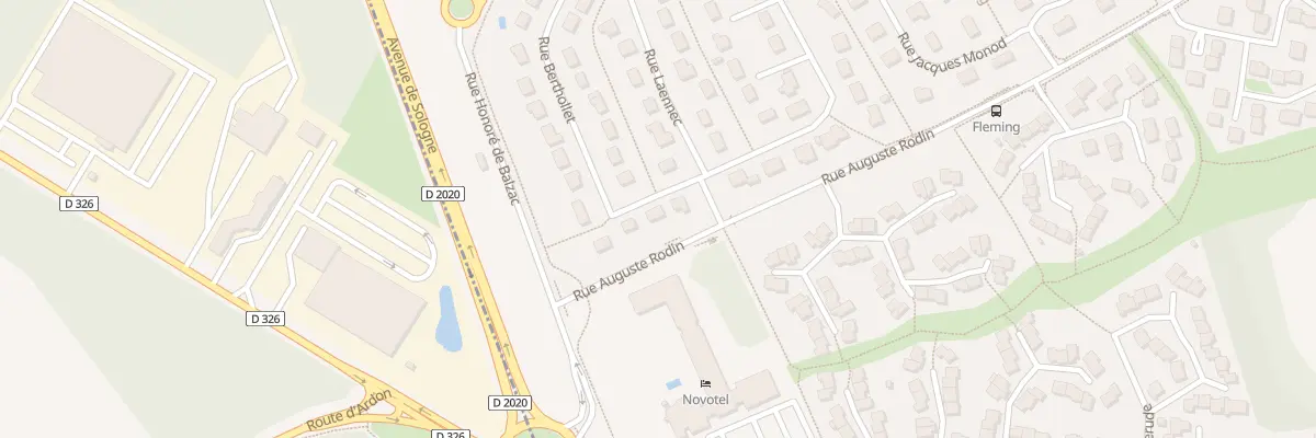 Plan du 36 Rue Berthollet à Orléans
